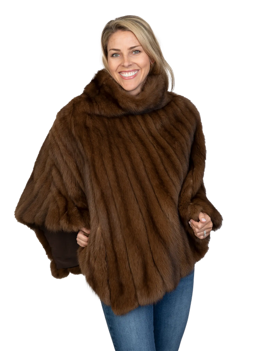 Restyle Your Fur Diagonal Poncho