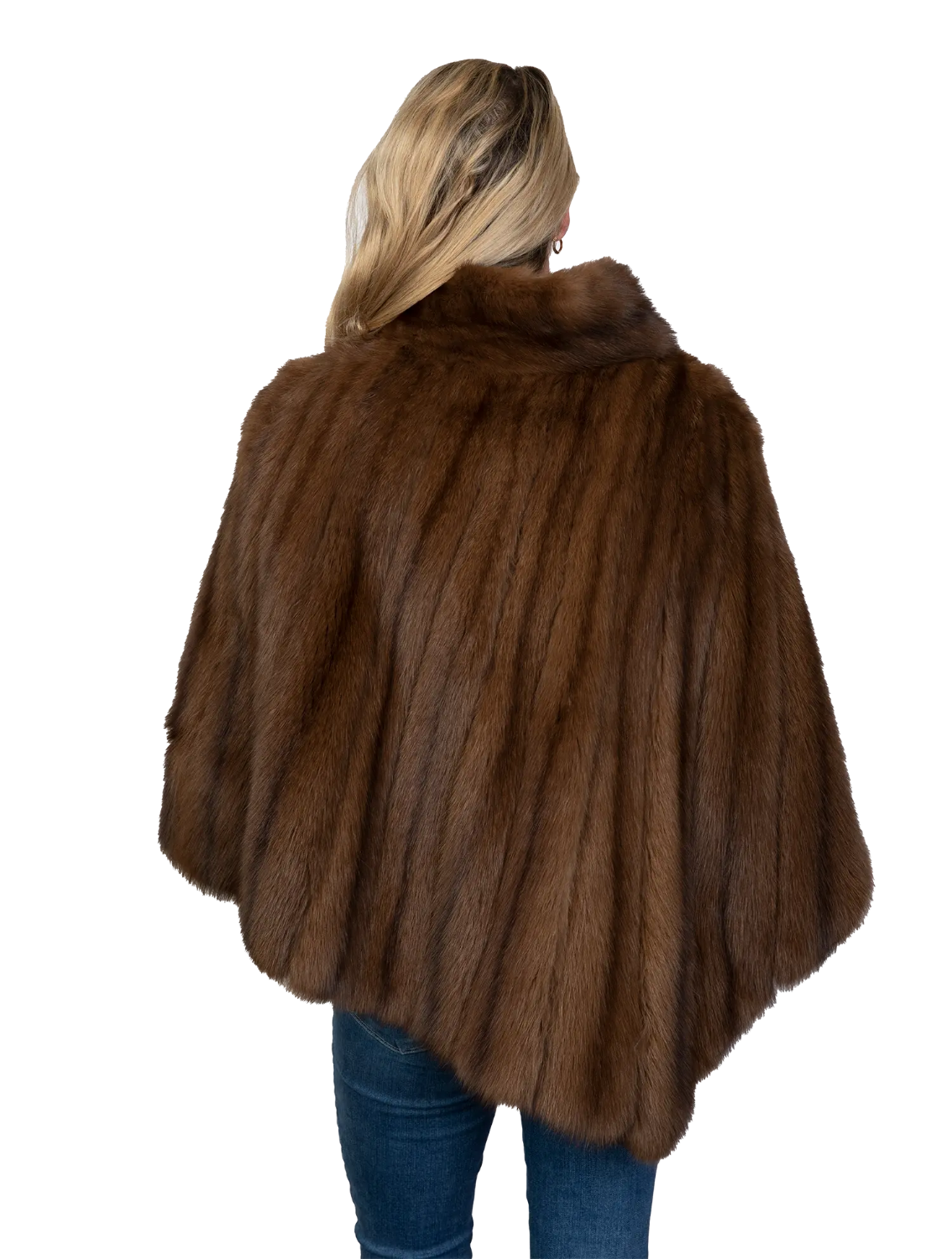 Restyle Your Fur Diagonal Poncho