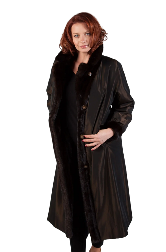 Restyle Your Fur Reversible Raincoat