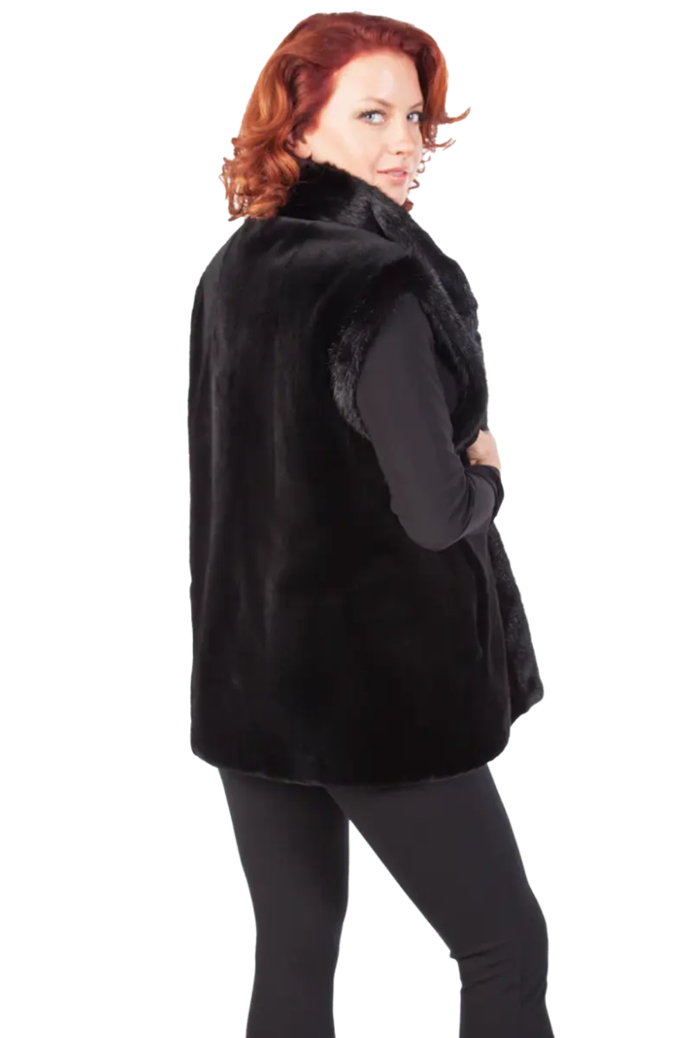 Restyle Your Fur - Sheared Vest Reversible to Taffeta