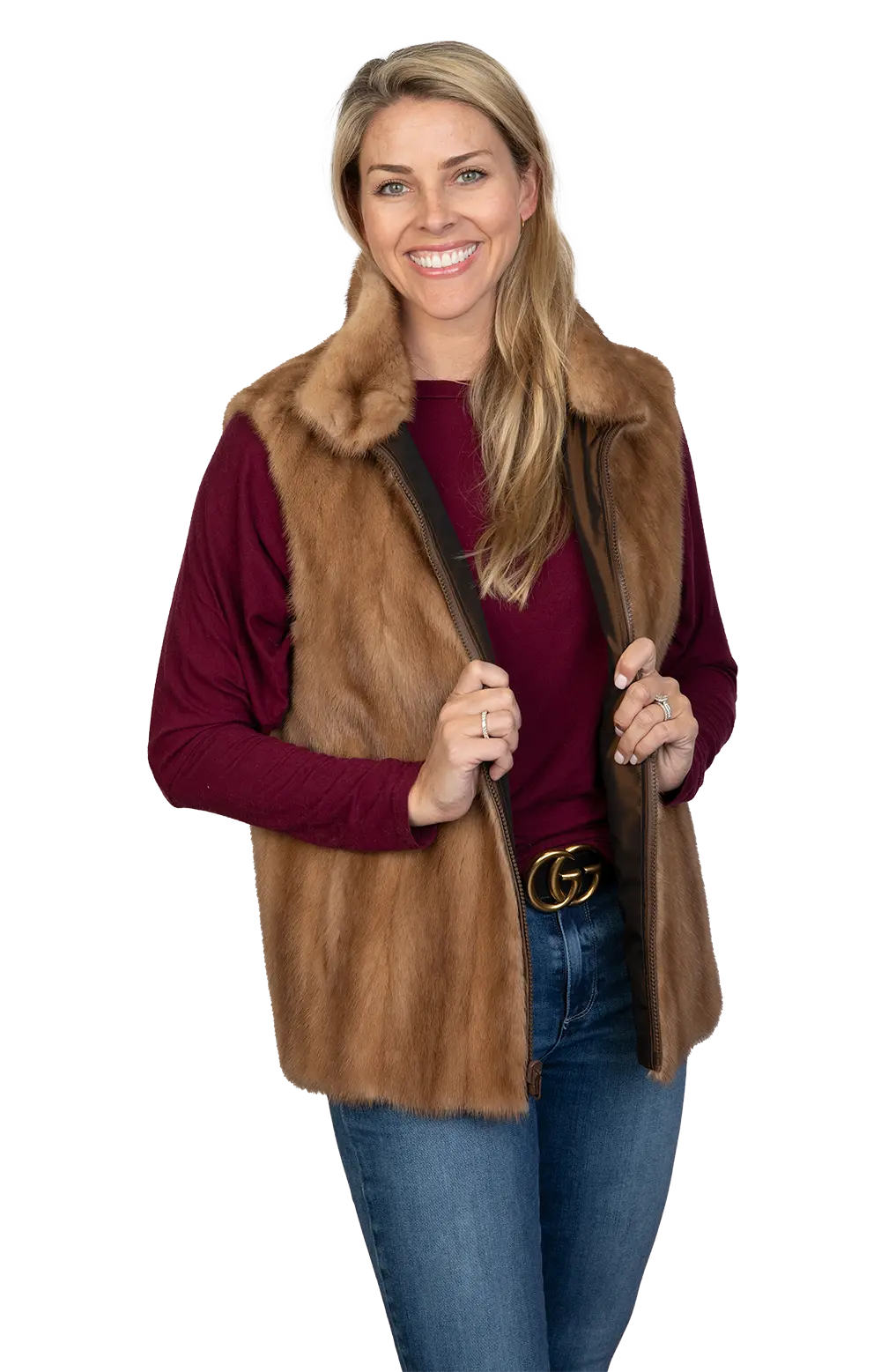 Restyle Your Fur Vest Reversible to Taffetta