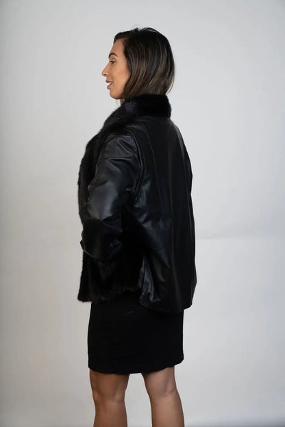 Restyle Your Fur - 4-in-1 Fur and Leather Convertible Jacket