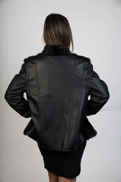 Restyle Your Fur - 4-in-1 Fur and Leather Convertible Jacket