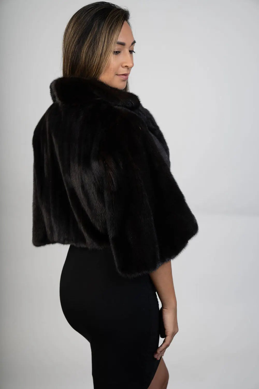 Restyle Your Fur - Bell Sleeve Bolero Jacket