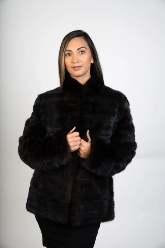 Restyle Your Fur - Horizontal Fur Jacket