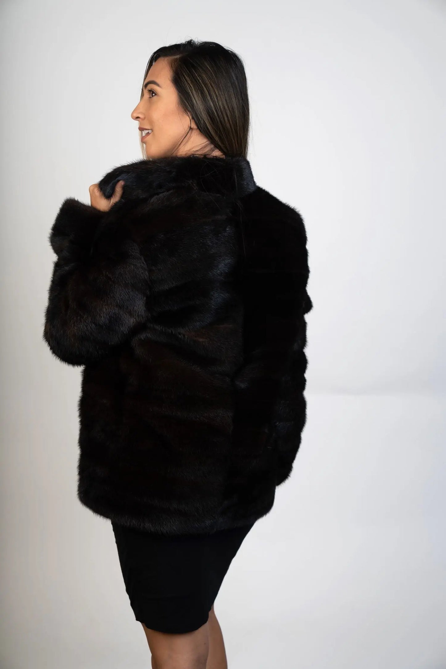 Restyle Your Fur - Horizontal Fur Jacket